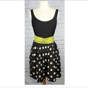 CoreyLynnCalter Black and White Polka Dot Dress Anthropologie